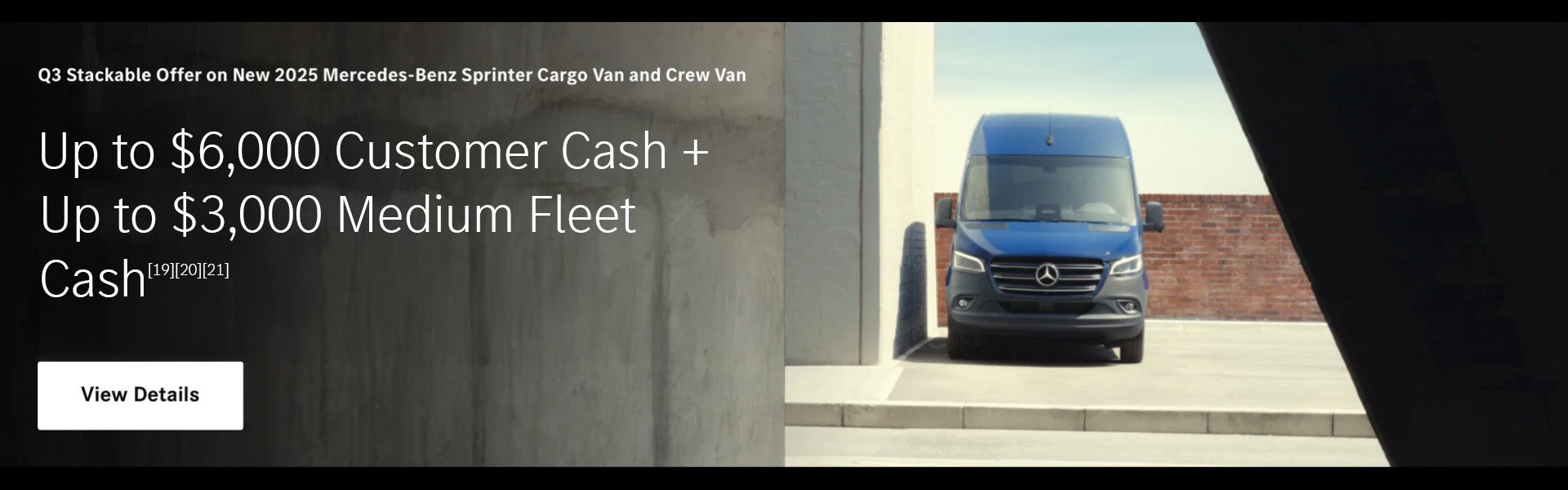 Mercedes-Benz Sprinter Van | Up to $4k Customer Cash