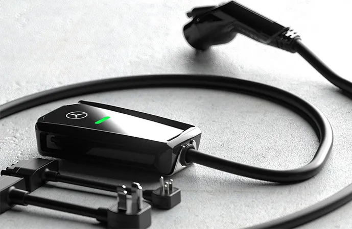 Mercedes-Benz of Milwaukee North Mobile Flex Charging Cable for Electric Vehicles.