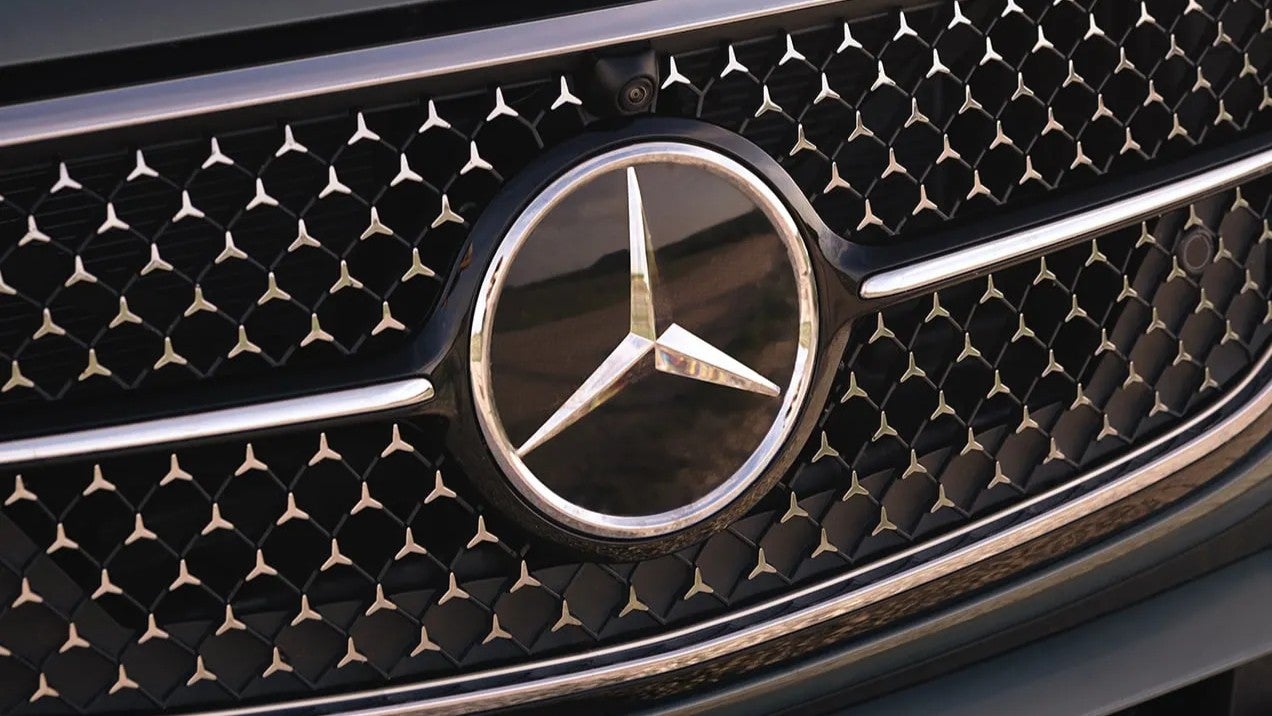 2026 Mercedes-Benz E-Class an exterior view of the front grille camera
