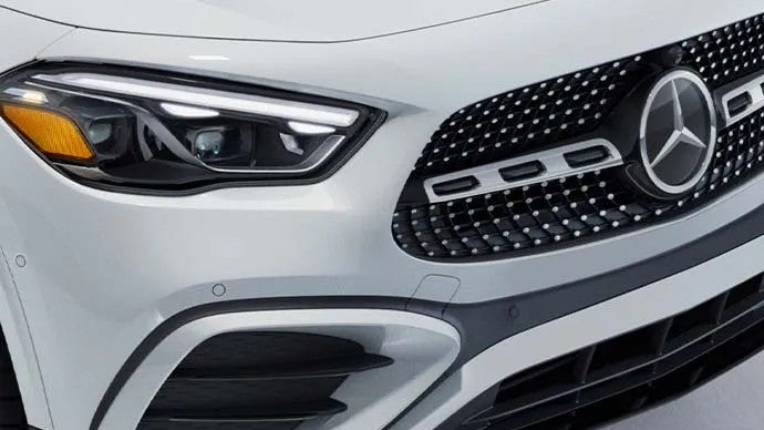 2026 Mercedes-Benz GLA view of the front grille camera