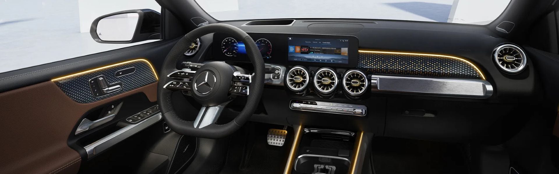 2026 Mercedes-Benz GLB view of the infotainment system
