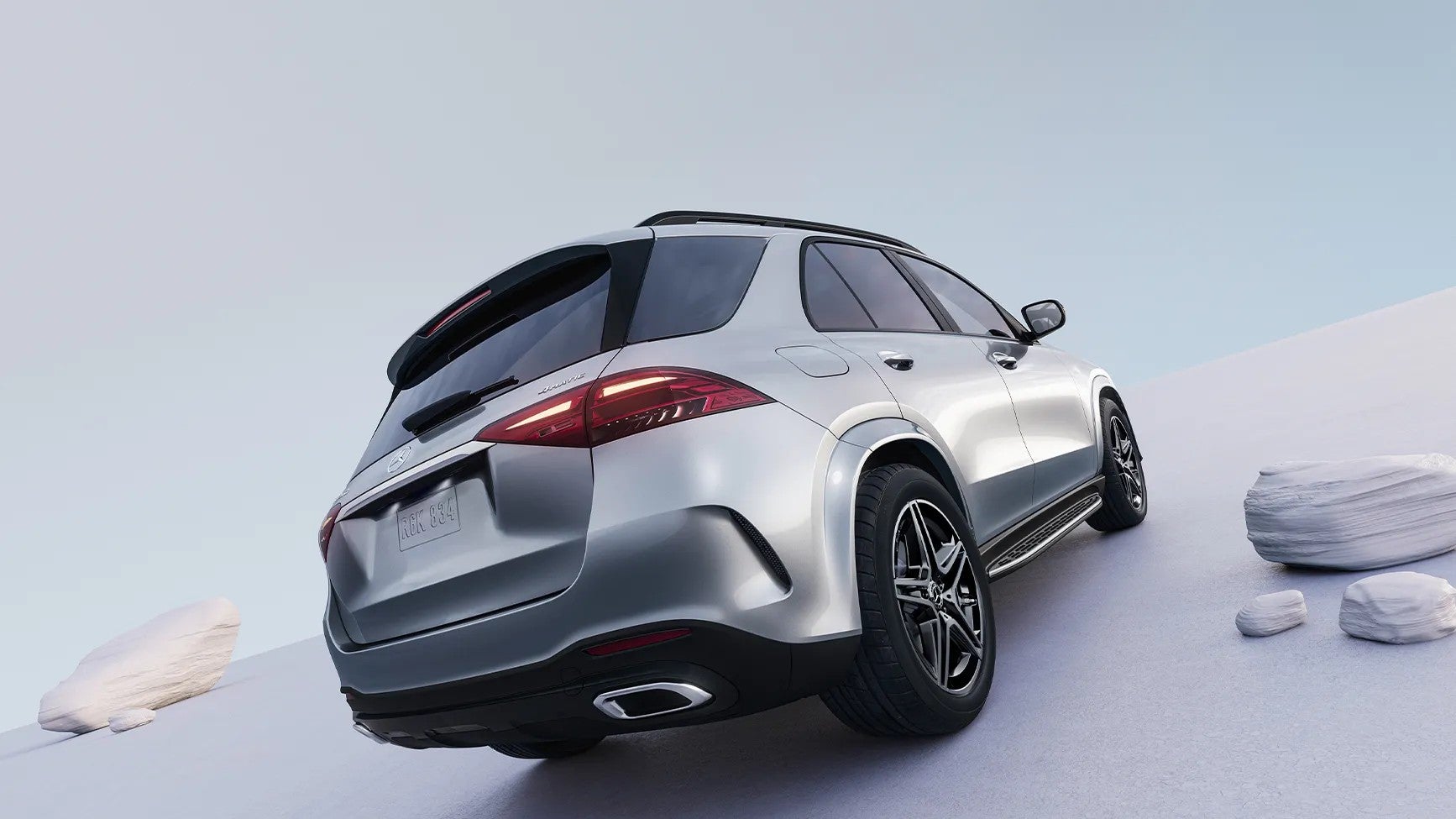 2026 Mercedes-Benz GLE exterior view of the back trunk hatch