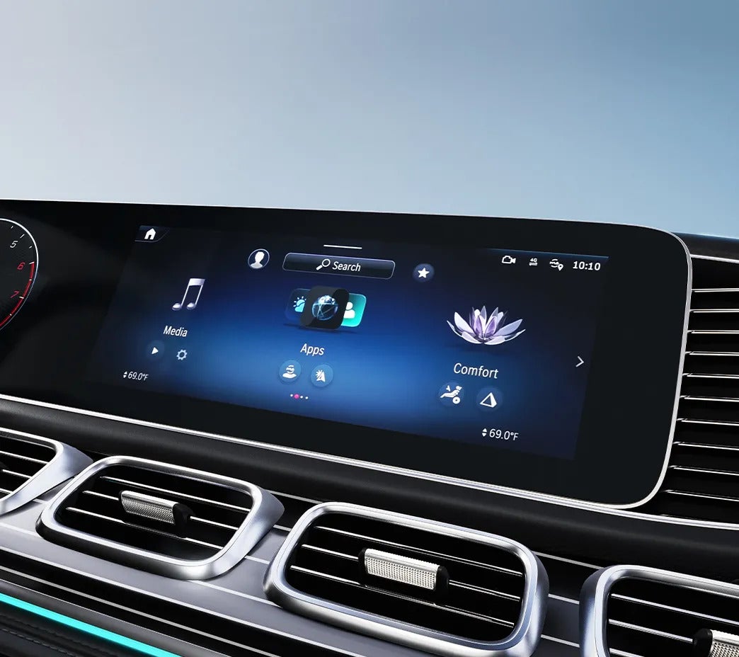 2026 Mercedes-Benz GLE view of the infotainment system