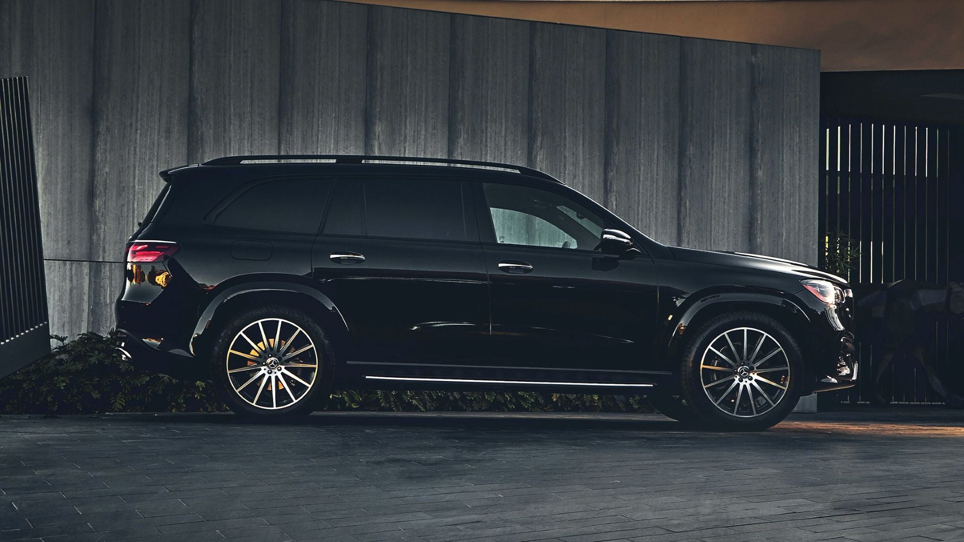 2026 Mercedes-Benz GLS parked in front of a building