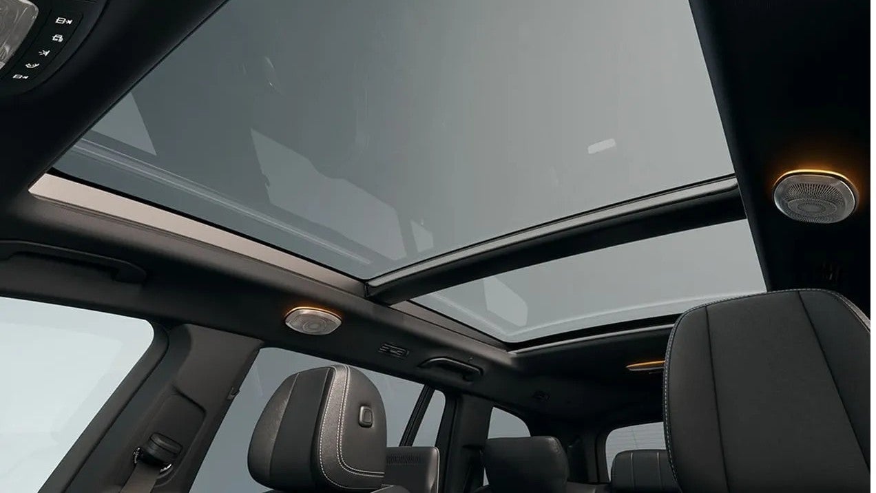 2026 Mercedes-Benz GLS interior view of the sun roof