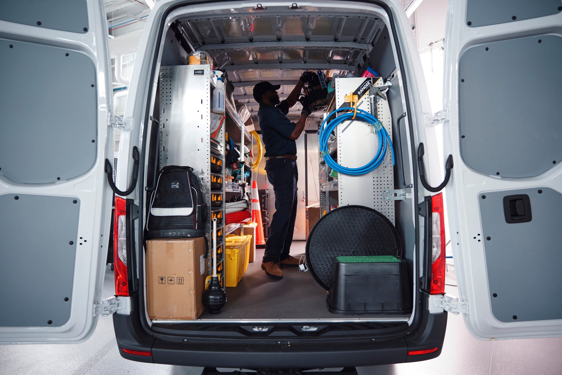 Plumbing Sprinter Van Upfit Interior